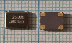 Кварцевый генератор 25.000 MHz 18SWO-ET-25.000 SMD07050C4 1.8В TTL/CMOS 15pf Tristait 25ppm -40+85C МЕС