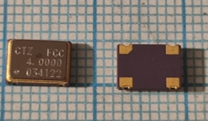 Кварцевый генератор 4 МГц - 4000 SMD07050C4 T/CM 5В CSX-750FCC CITIZEN