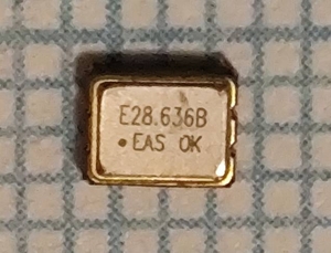 Кварцевый генератор 28.636 M - 28636 EAS3225XO EASCERA