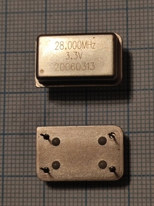 Кварцевый генератор 28 МГц - 28000 FULL T/CM 3.3В MO-16B-S MEC