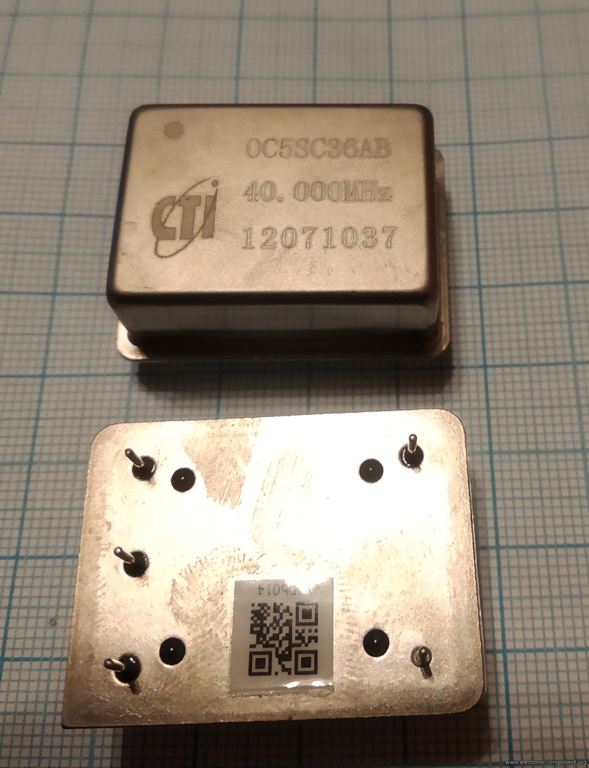 Кварцевый генератор 40000 КГц - OS5SC36AB-40.000MHz OCXO 5V SC-Gut STI