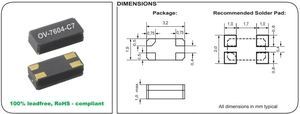 Кварцевый генератор 32,768 КГц - OV-7604-C7-32,768KHz SMD032-015 1.2V-5.5V CMOS Micro Crystal Кварцевый генератор 32,768 КГц - OV-7604-C7-32,768KHz SMD032-015 1.2V-5.5V CMOS Micro Crystal