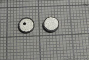 Ультразвуковой пьезоэлемент из пьезокерамики d5x2,1мм Диск ЦТС-19