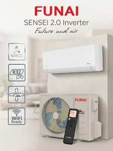 Инверторная сплит-система Funai SENSEI 2.0 Inverter RAC-I-SN25HP.D05