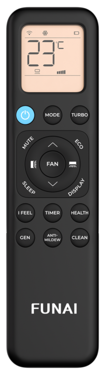 Сплит-система Funai SENSEI NERO 2.0 RAC-SNN70HP.D07