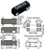 Кварцевый резонатор 12 МГц - 12000 SMD13250P4 /-40~85C DMX-38AT 1Г KDS