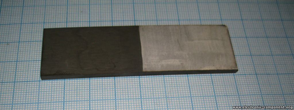 Ультразвуковой пьезоэлемент из пьезокерамики 80x3x3мм ПьезоТрансформатор