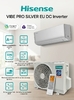 Инверторная сплит-система Hisense VIBE PRO SILVER EU DC Inverter AS-10UW4RLCHD00(S)